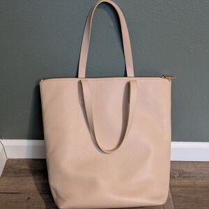 Cuyana Tall Structured Zipper Tote